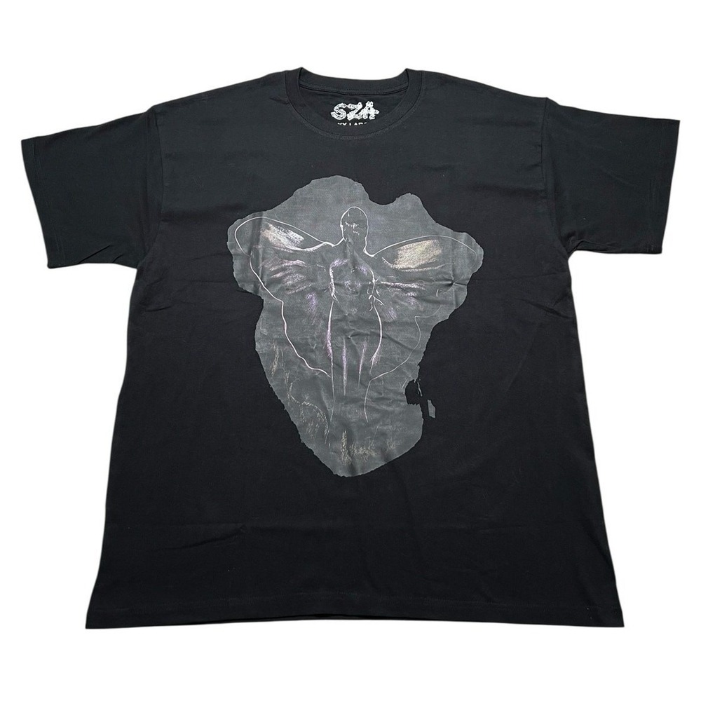 SZA T-Shirt‎ Mens XXL Black Grand National Tour 2025 Graphic Concert Tee TDE